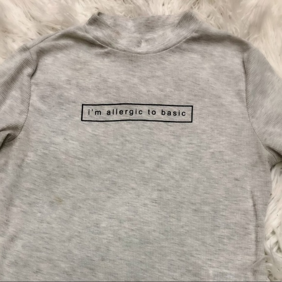 I’m Allergic to Basic GRAPHIC TOP - Picture 2 of 2